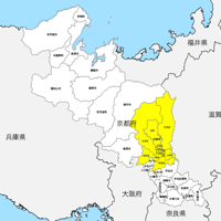 京都府 市区町村別 白地図 PDFデータ