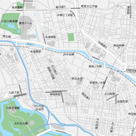 東京 千代田区北 マップ PDFデータ