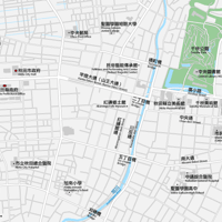 秋田 秋田駅周辺 ベクター地図データ(eps) 中国語（繁体字）/ 英語 並記版