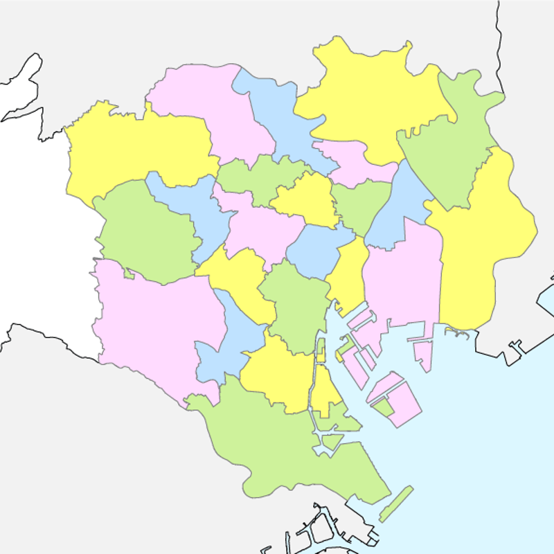 23区全図 B東京23区全図1／25,000地図ダウンロード販売 | 地図素材