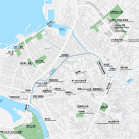 沖縄 那覇  ベクター地図データ(eps) 中国語繁体字 / 英語 並記版