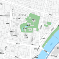 東京 浅草 ベクター地図データ(eps) 日本語