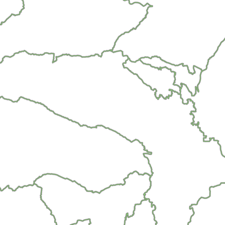 群馬県 市区町村別 白地図データ（eps）