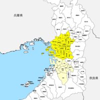 大阪府 市区町村別 白地図 PDFデータ