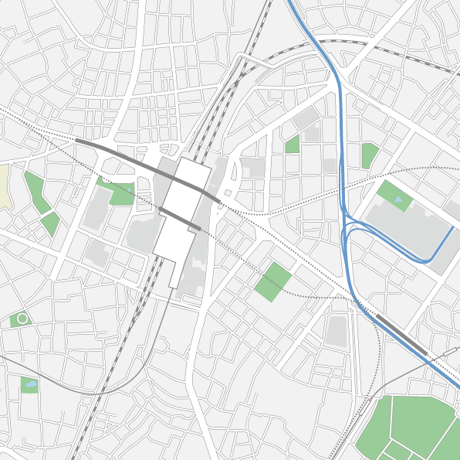 東京 池袋 ベクター地図データ(eps) 日本語