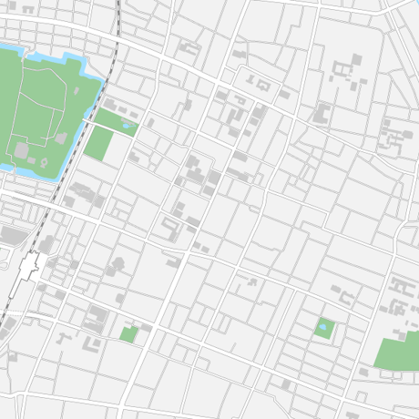 山形 山形駅周辺 ベクター地図データ(eps) 日本語