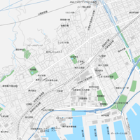 兵庫 神戸 ベクター地図データ(eps) 日本語