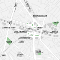 東京 大塚 ベクター地図データ(eps) 中国繁体字 / 英語 並記版