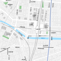 東京 秋葉原 ベクター地図データ(eps) 日本語