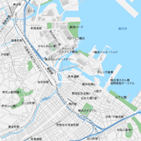 神奈川 横浜 ベクター地図データ(eps) 日本語