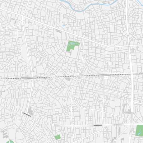 東京 阿佐ヶ谷・高円寺 ベクター地図データ(eps) 日本語/英語 並記版