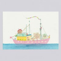 [Postcard] Boat life