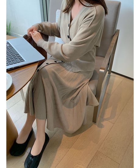 [OUTLET]lady knit set up/3color