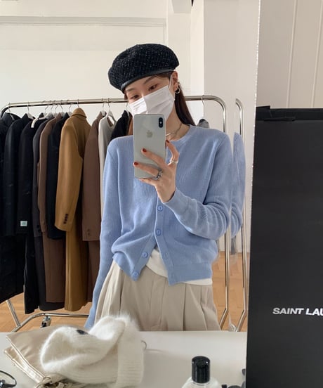 daily color cardigan/7color(ネコポス)