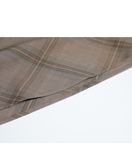 glen check skirt/2color