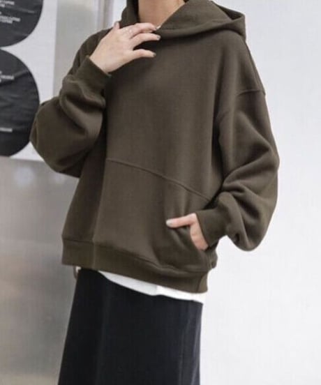 【original】simple loose hoodie