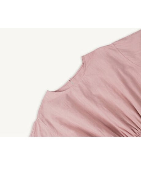 waist mark linen dress/3color