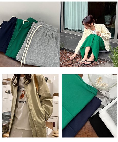 sweat long skirt /5color