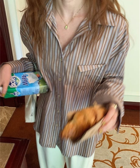 earth stripe shirt