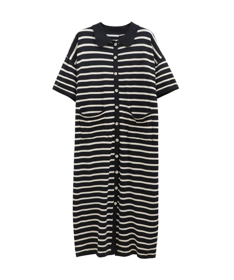 border long one-piece/2color