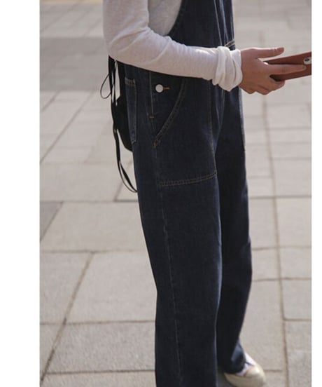 denim salopette