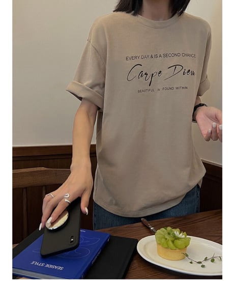 carpe diem T-shirt/4color(ネコポス)