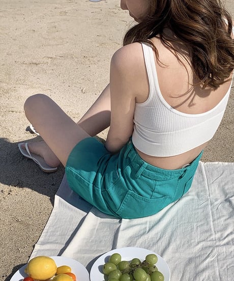 back open bra top/3color