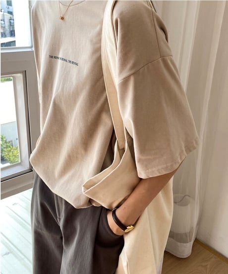 simple logo tee/2color(ネコポス)