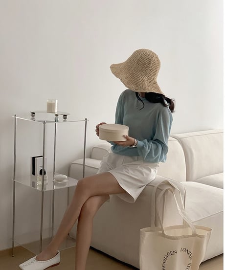 summer straw hat/2color