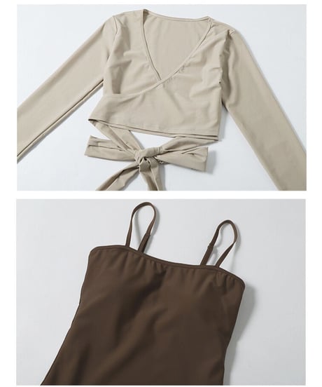 swimsuit & wrap tops set