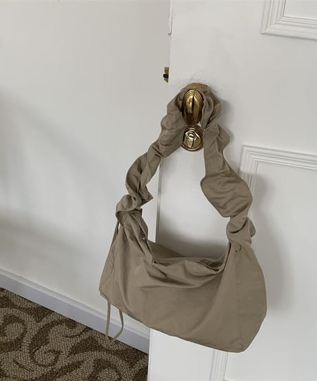 shirring handle bag/3color(ネコポス)