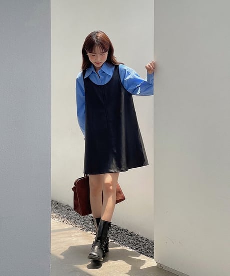 big ribbon shirt/2color