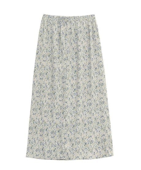 flower A line skirt/2color