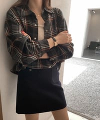 check flannel shirt/2color