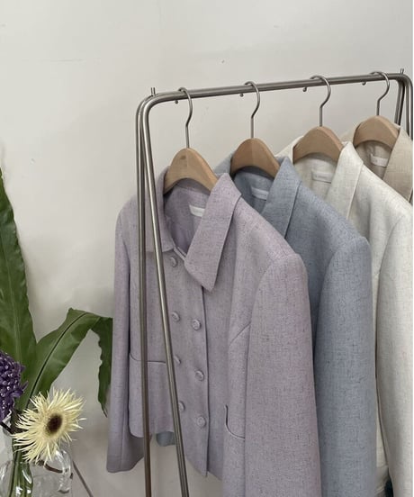 classical double button jacket/4color