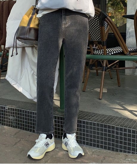 cropped black slim denim