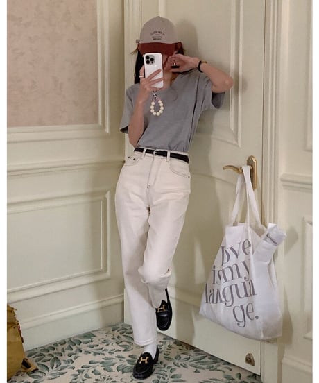stitch white pants