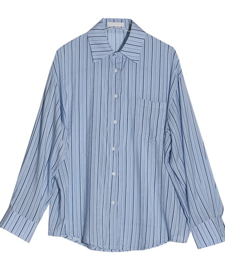 sheer stripe shirt/3color(ネコポス)