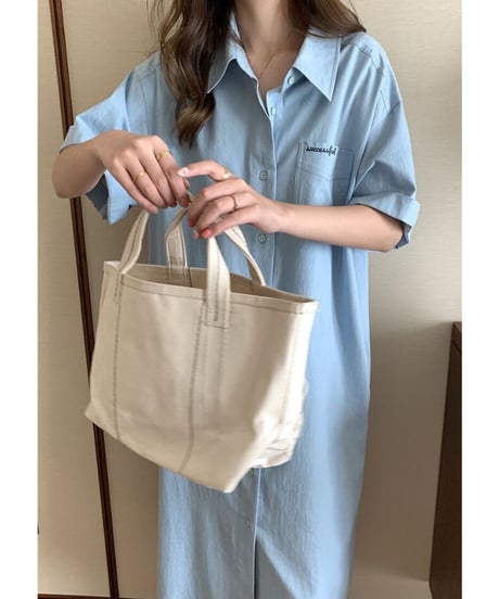 light denim shirt OP(half sleeve)