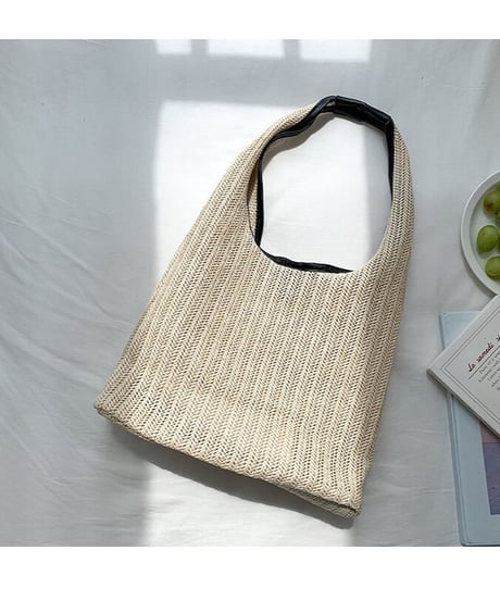 summer piping  tote bag/3color