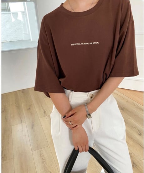 simple logo tee/2color(ネコポス)