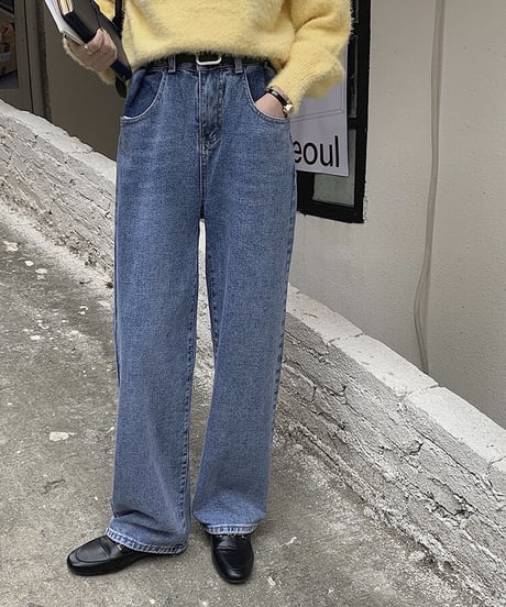 light straight denim