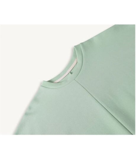 puff sleeve simple dress/3color