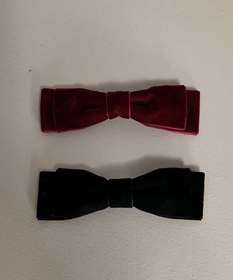 ribbon hair clip/2color(ネコポス)