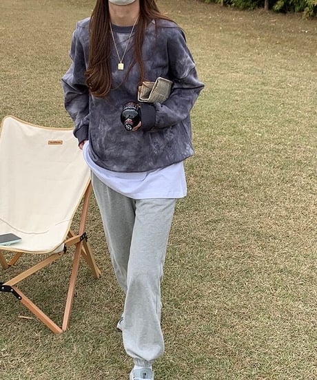 [OUTLET]tie-dye pullover