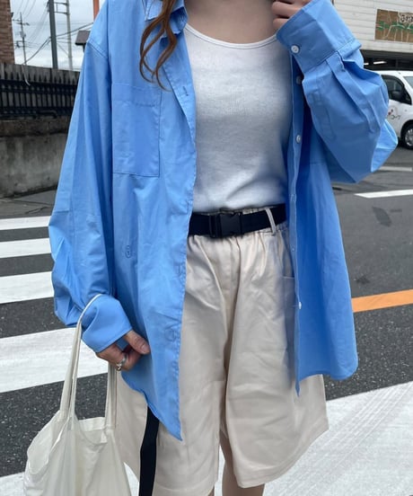 half work pants & belt/3color