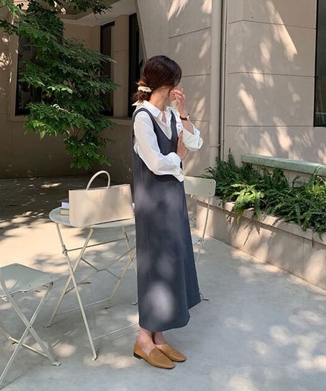 u neck sleeveless OP/2color