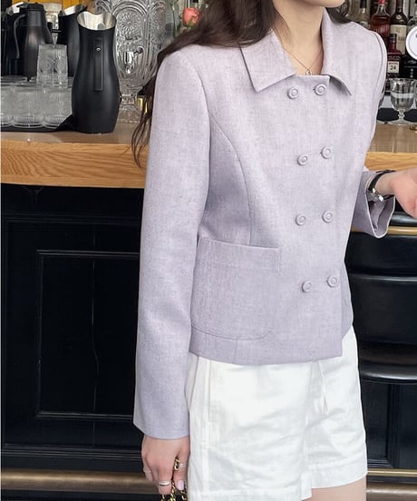 classical double button jacket/4color