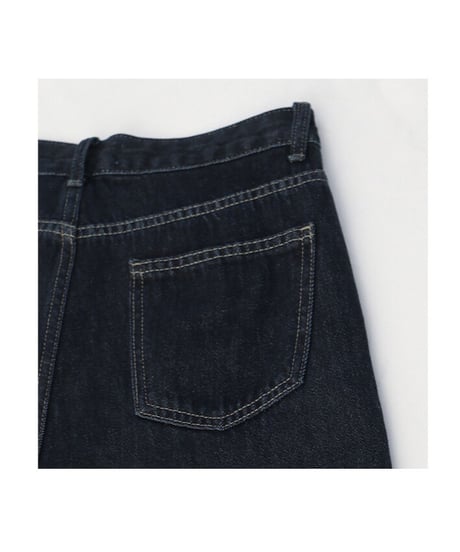 indigo straight denim