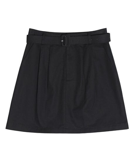 waist belt box skirt/2color(ネコポス)
